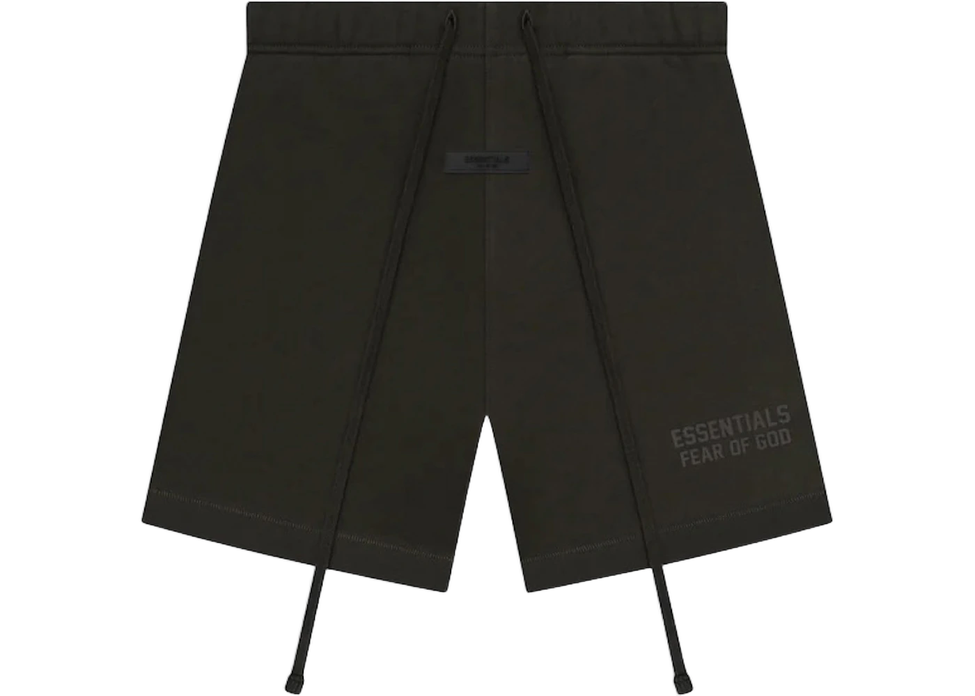 Fear of God Essentials Sweatshort Off Black, Off Black (fear-of-god-essentials-sweatshort-off-black)