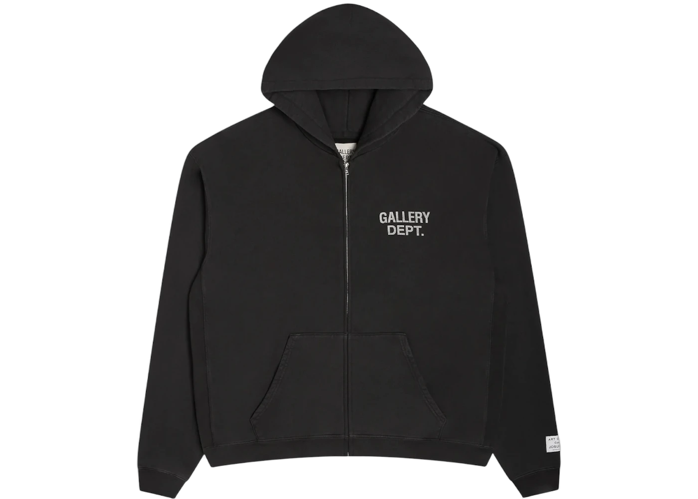 Gallery Dept. 90s Full Zip Hoodie Black