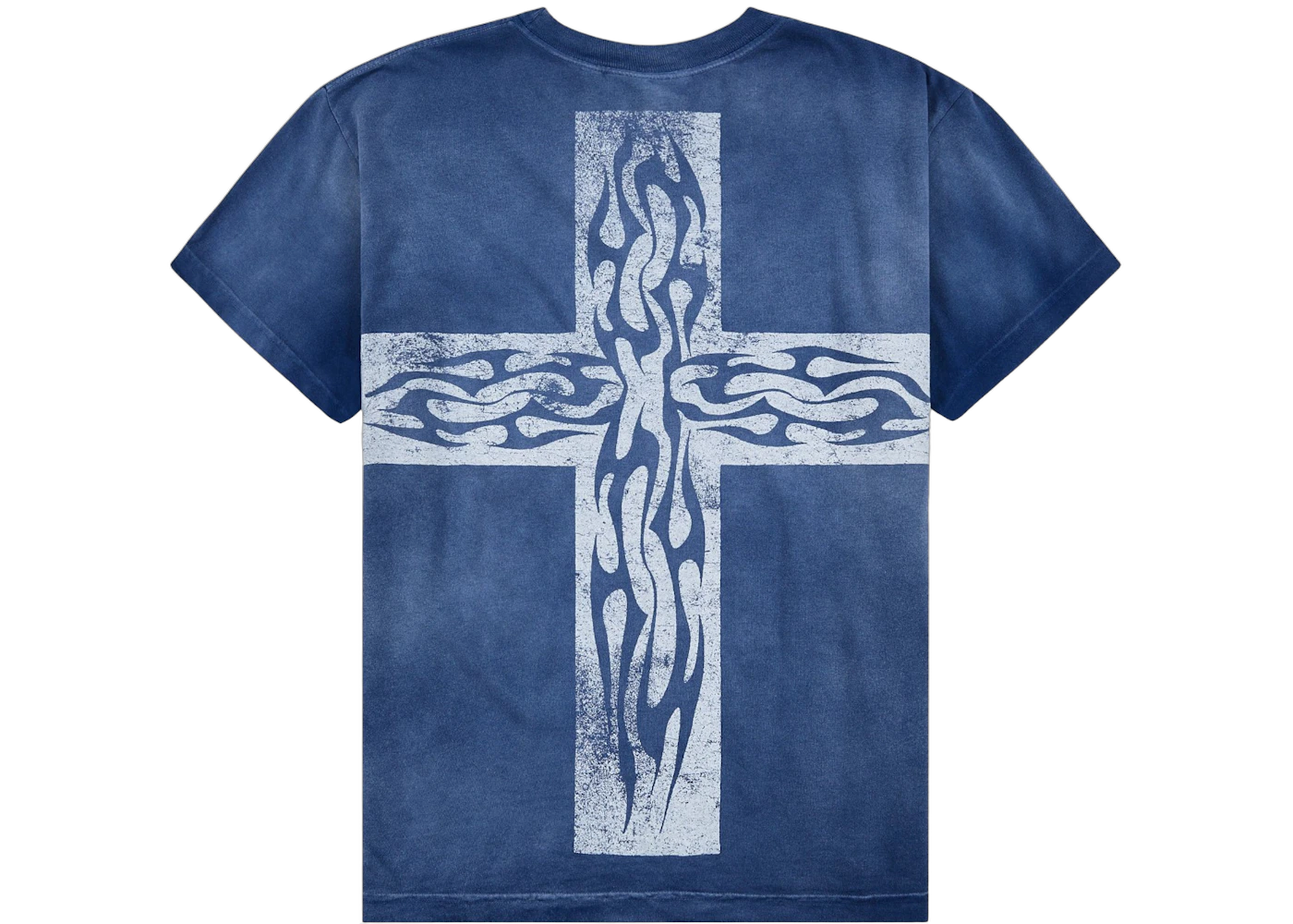 Hellstar Carry Your Cross Tee Navy
