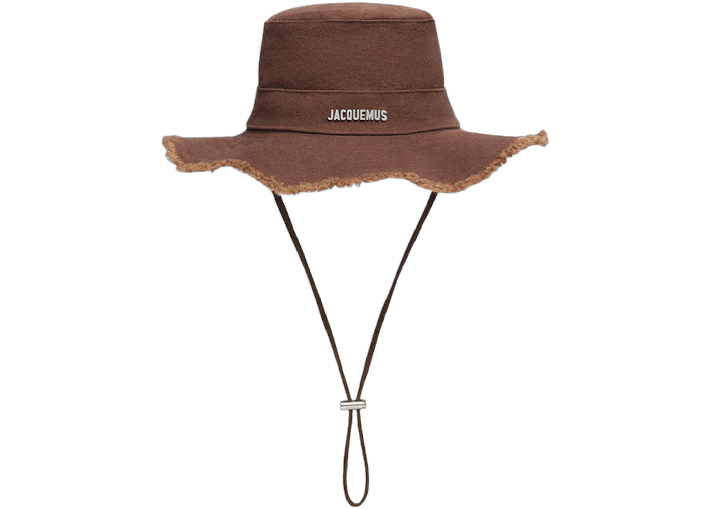 Jacquemus Le Bob Artichaut Frayed Expedition Hat Brown