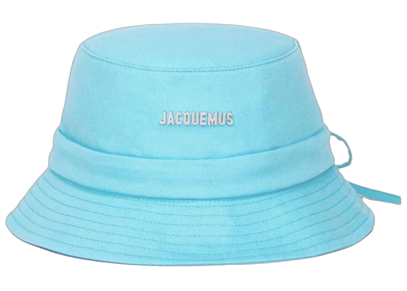 Jacquemus Le Bob Gadjo Bow Bucket Hat Turquoise
