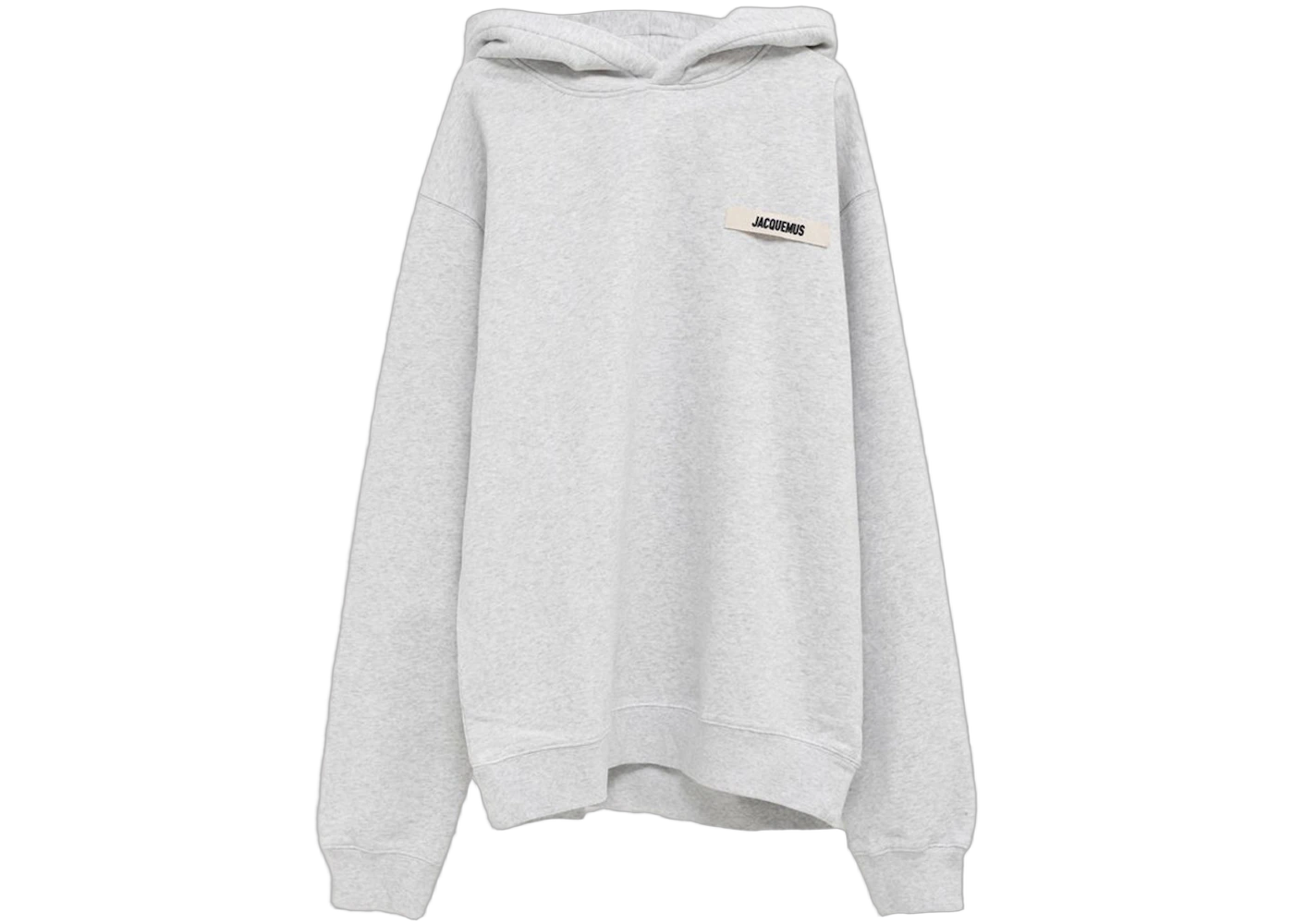 Jacquemus Le Hoodie Gros Grain 950 Grey