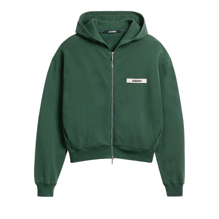 Jacquemus Le Gros Grain Zip Hoodie Black