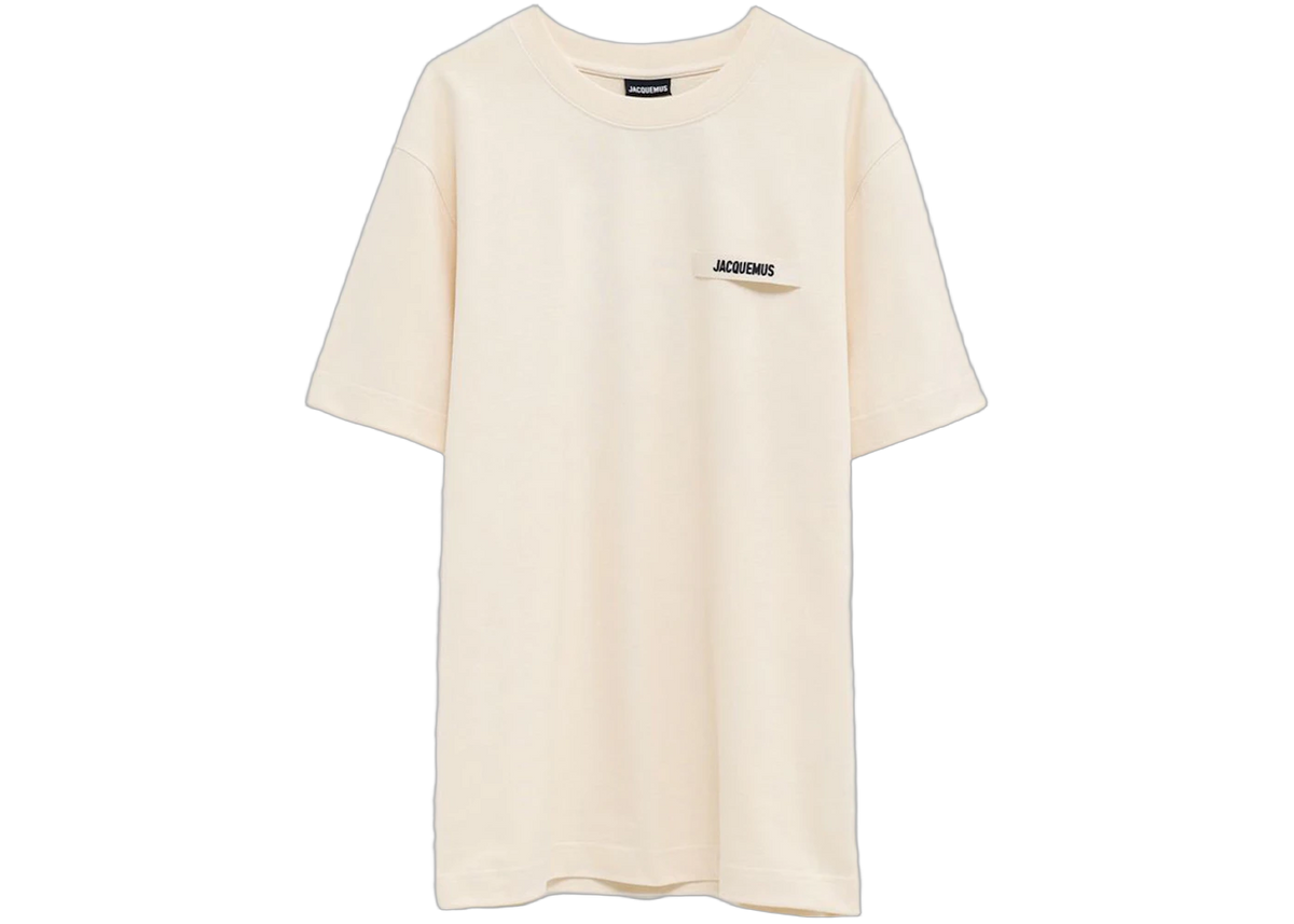 Jacquemus Le T-Shirt Gros Grain 150 Beige