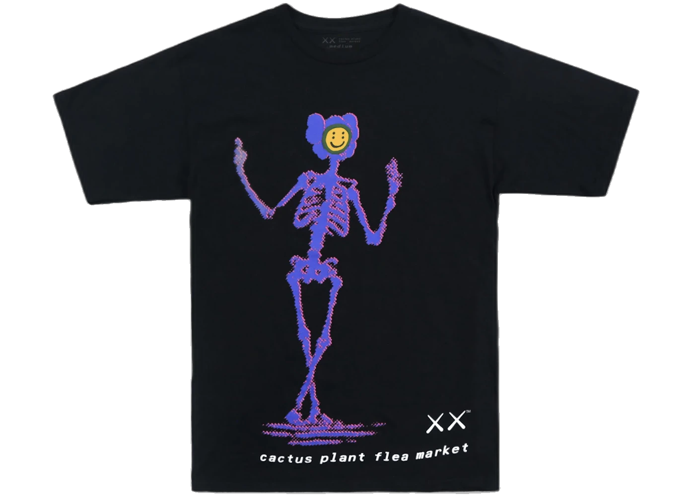 KAWS x Cactus Plant Flea Market T-shirt Black