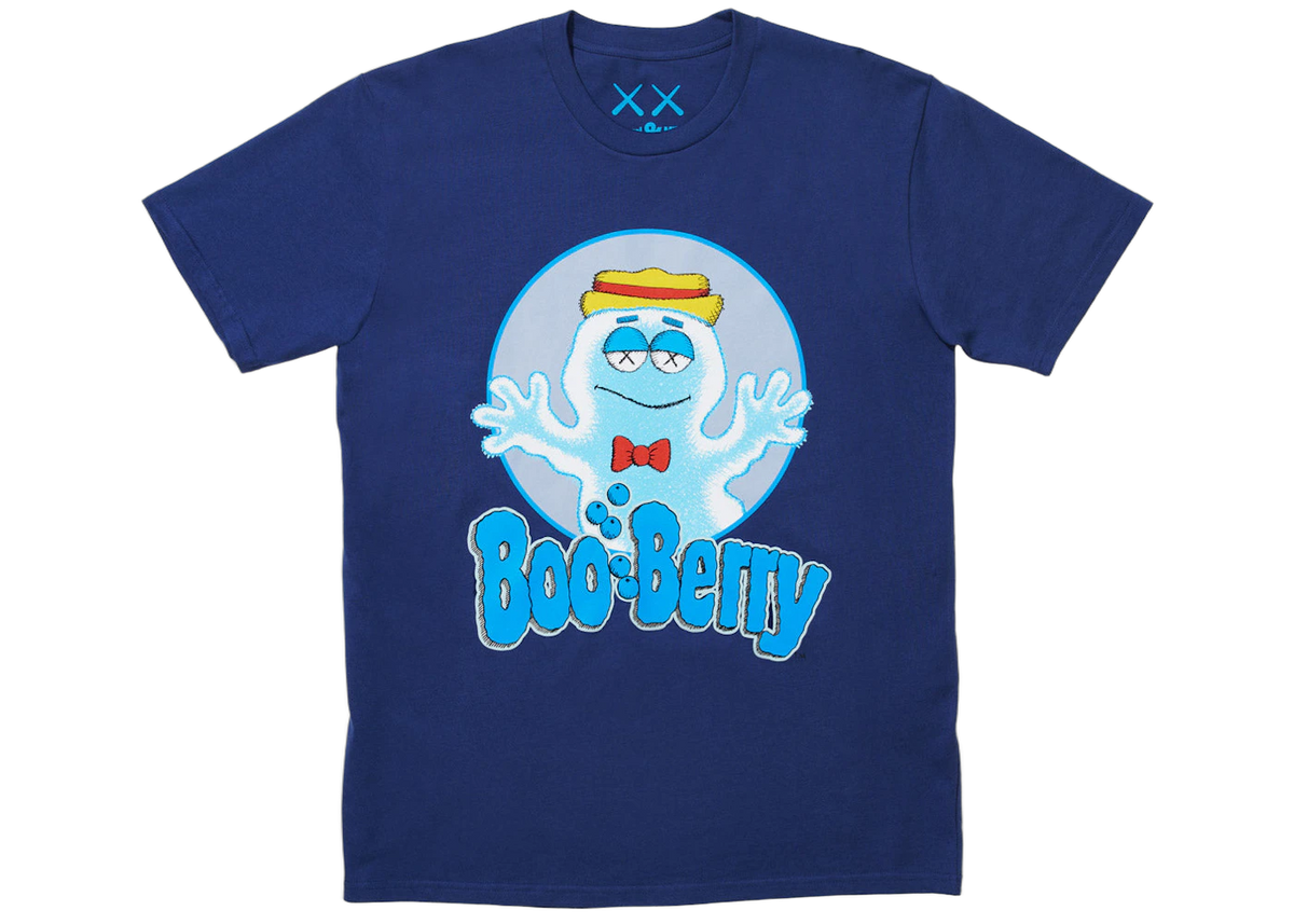 KAWS x Monsters Boo Berry T-shirt Blue