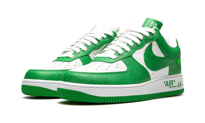 Louis Vuitton Nike Air Force 1 Low By Virgil Abloh White Green