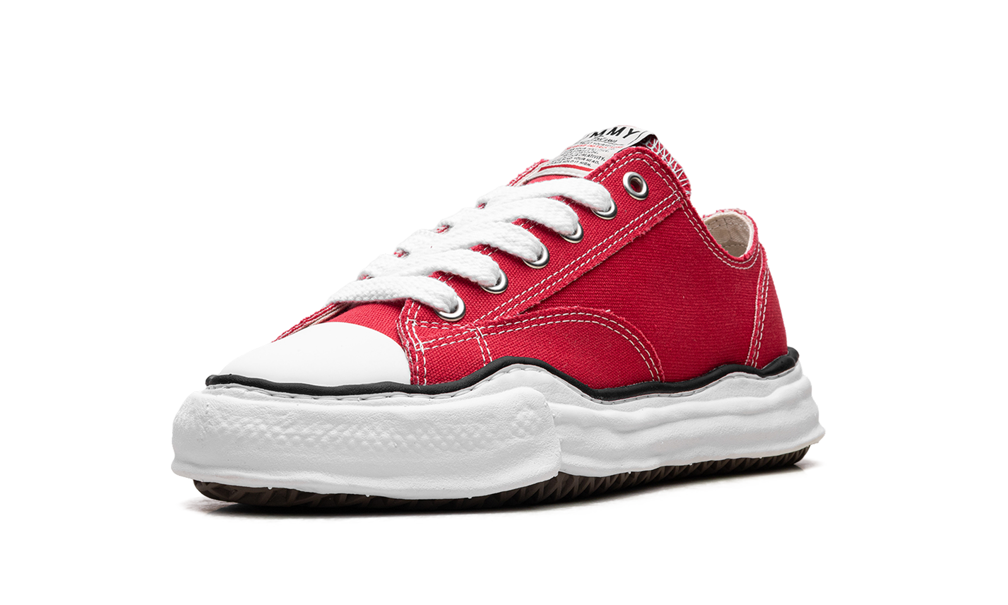 Maison Mihara Yasuhiro Peterson OG Sole Canvas Low Red