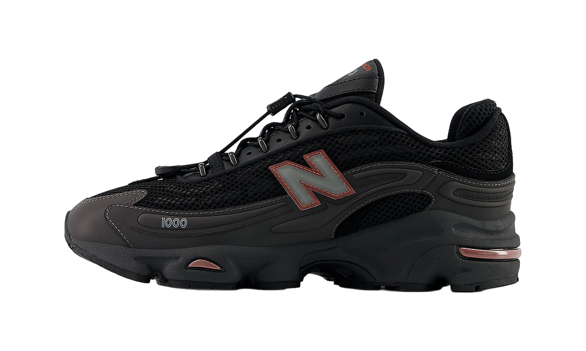 New Balance 1000G Black Metallic Red Rock