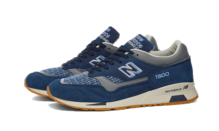 New Balance 1500 MiUK Navy Grey Harris Tweed