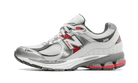 New Balance 2002R Silver Metallic Team Red, Silver Metallic/Team Red (M2002RLB)