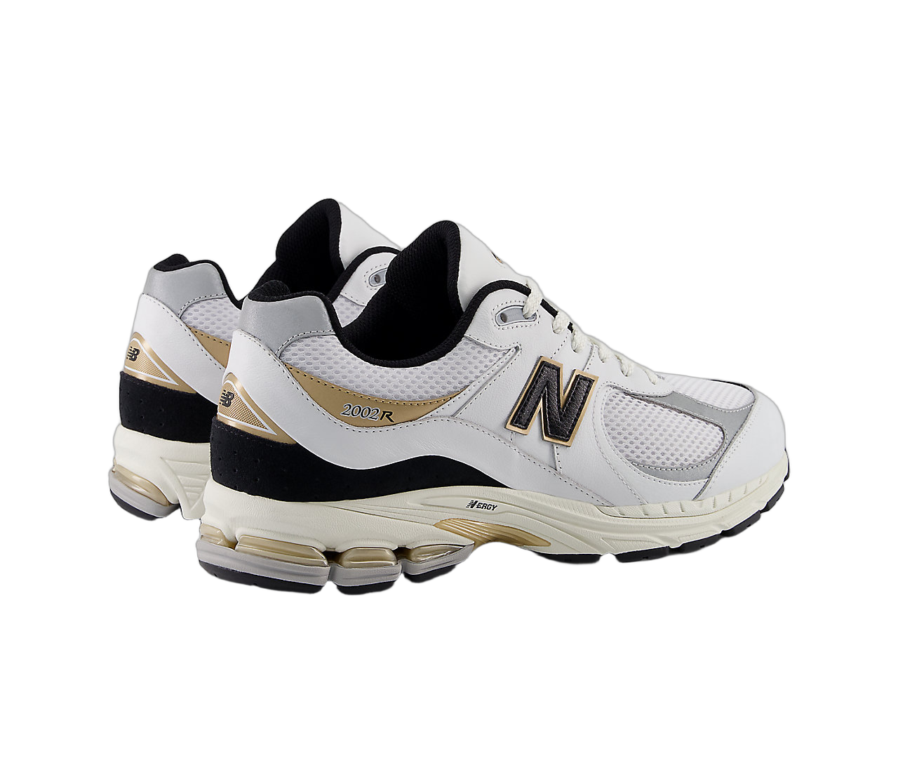 New Balance 2002R White Black Gold Metallic, White/Black/Gold Metallic (M2002RPN)