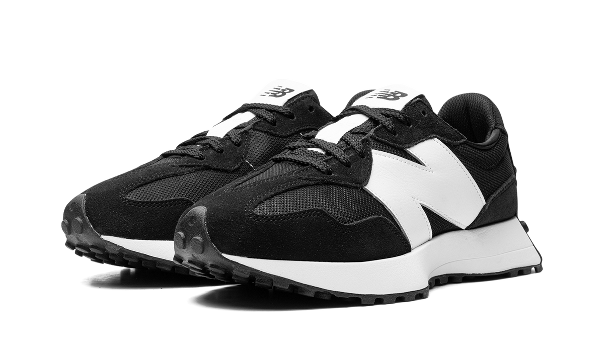 New Balance 327 Black White N Logo