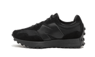 New Balance 327 Black White Tongue Logo, Black/Black/White (MS327CTB)