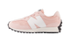 New Balance 327 Bungee Lace Pink Haze White (PS)