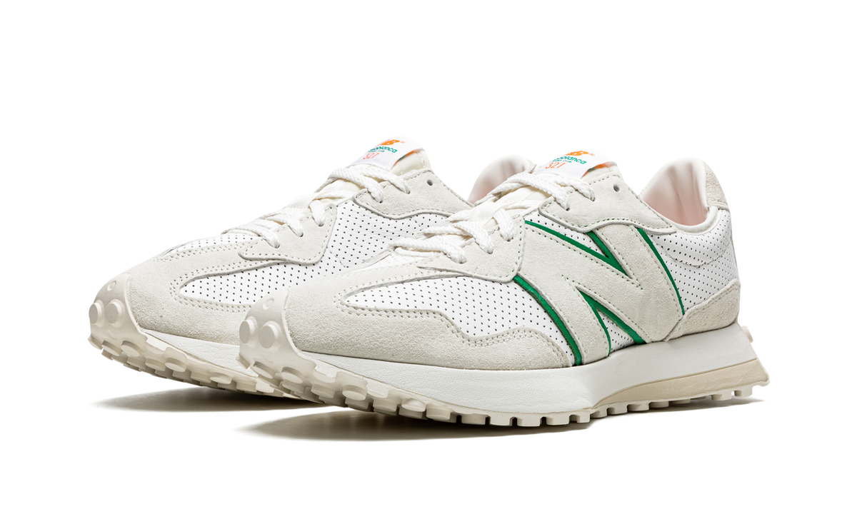 New Balance 327 Casablanca Green Logo