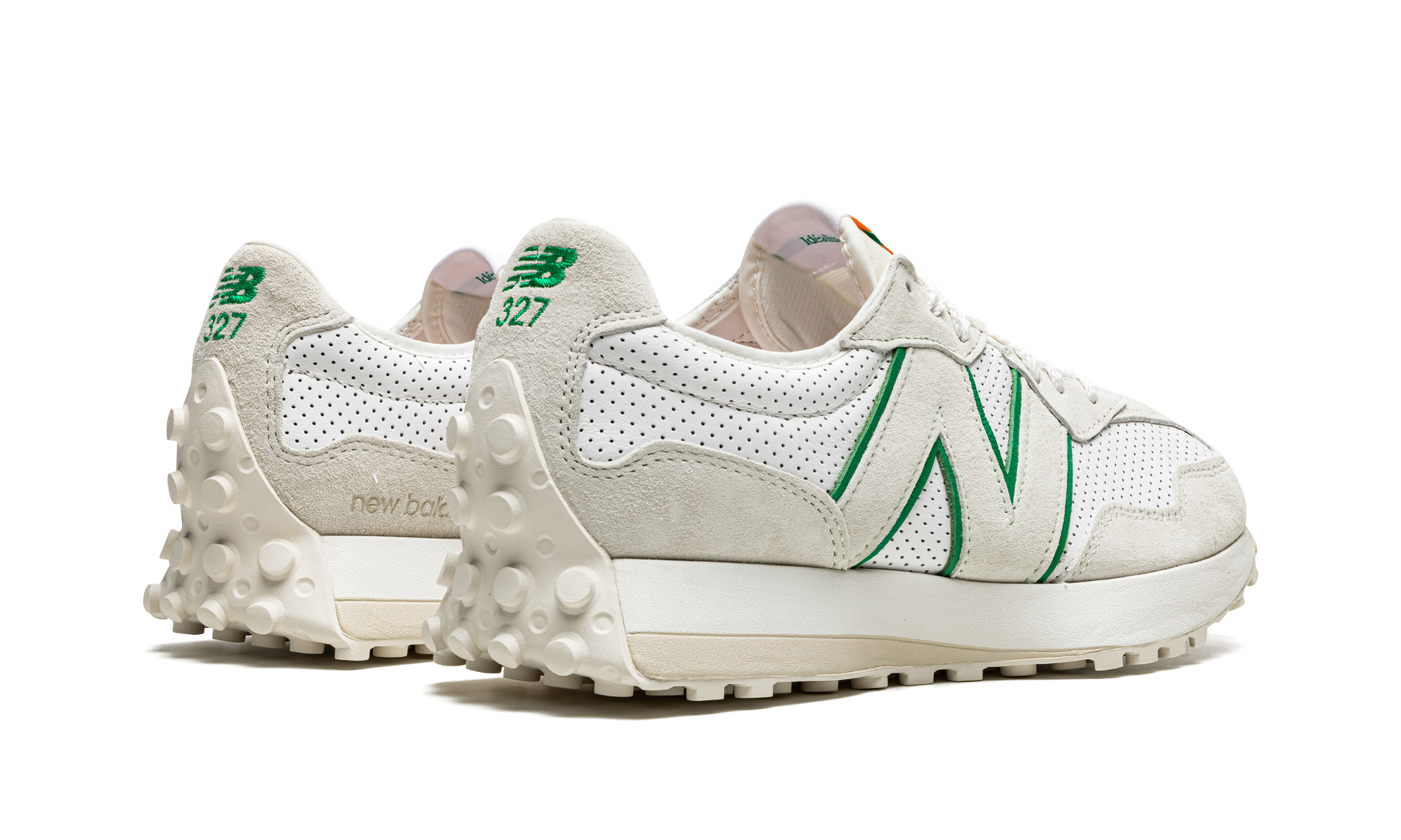 New Balance 327 Casablanca Green Logo