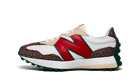 New Balance 327 Casablanca Red Monogram, Munsell White/Dark Red/Holly Green (MS327CAA)