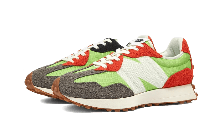 New Balance 327 Lime Green Red Grey, Lime Green/Red-Grey (MS327SFA)