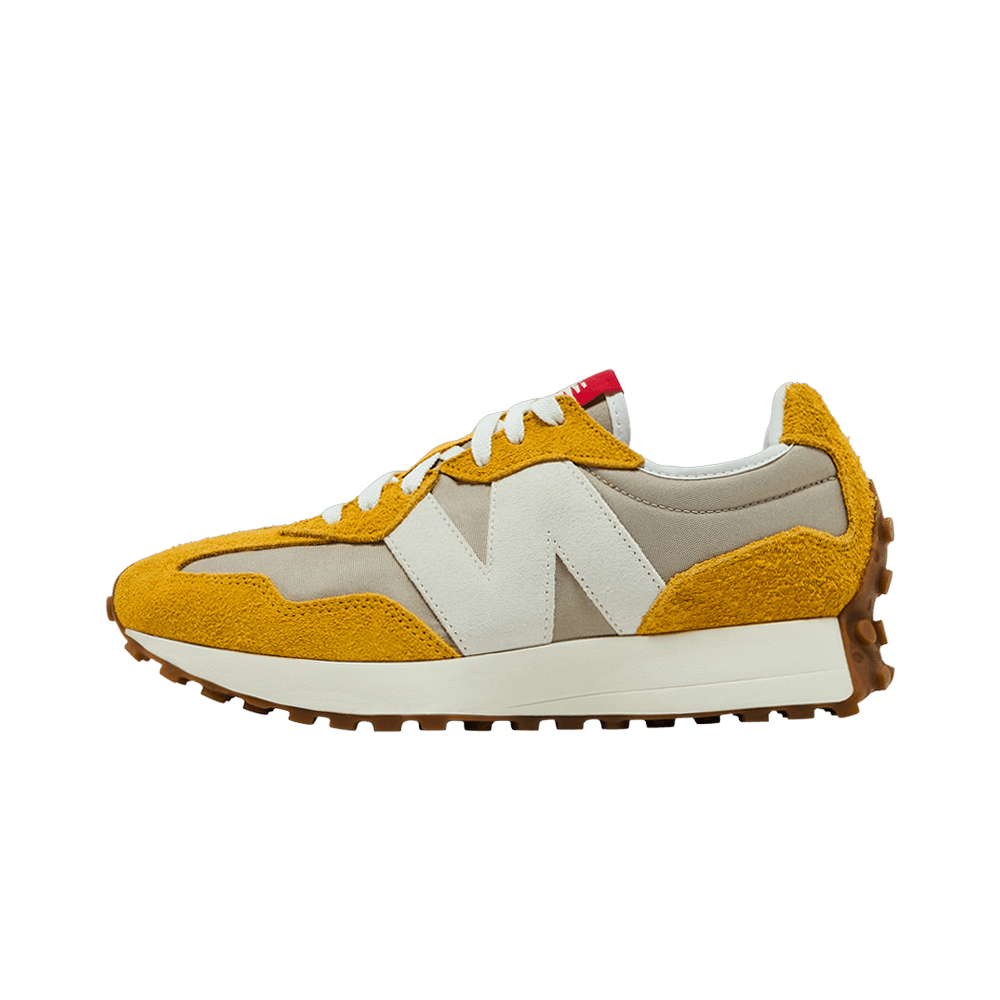 New Balance 327 Varsity Gold Beige, Varsity Gold/Grey/Red (U327SB)