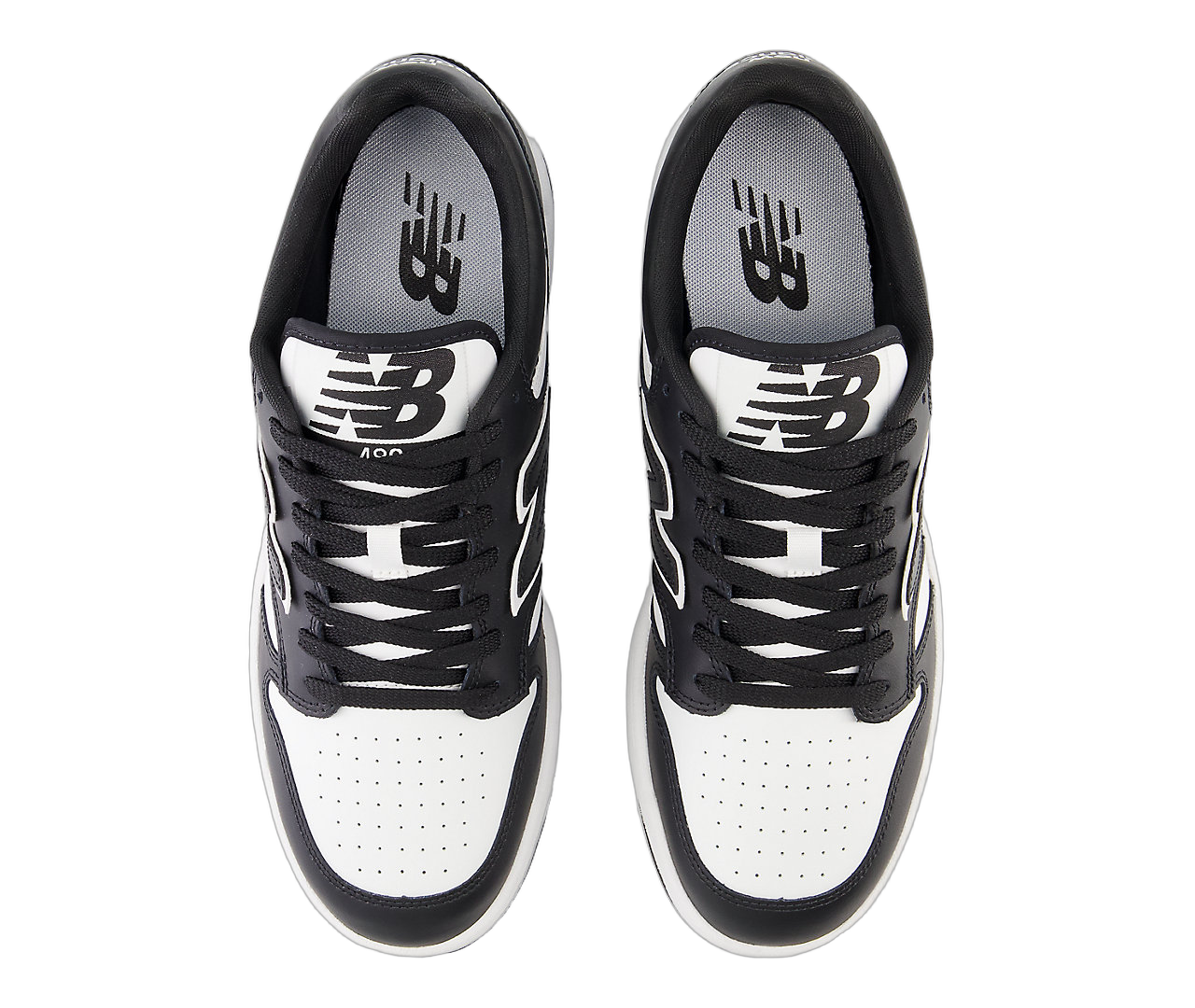 New Balance 480 Black White, White/Black (BB480LBA)