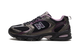 New Balance 530 Black Metallic Plum Brown