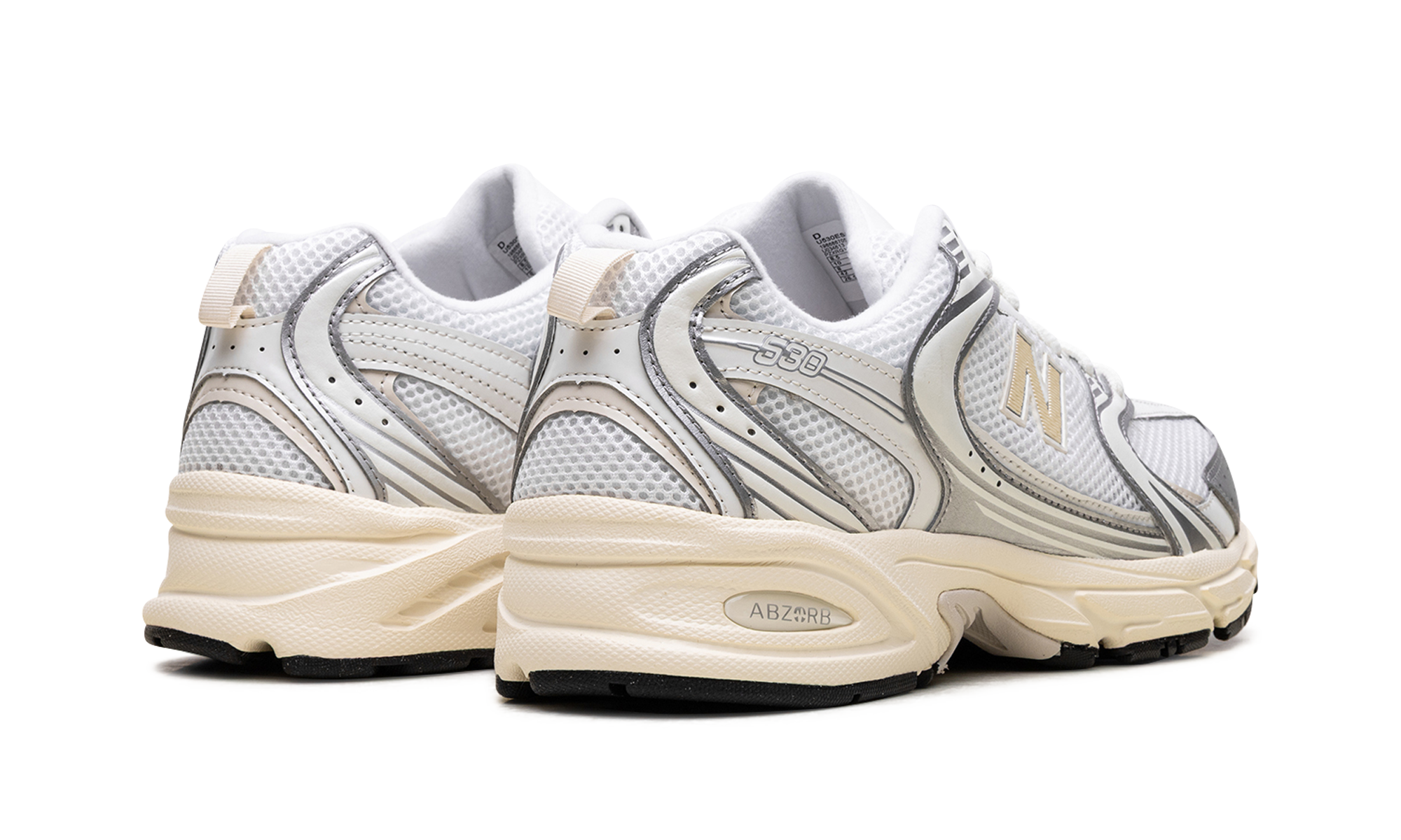 New Balance 530 Silver Metallic Linen
