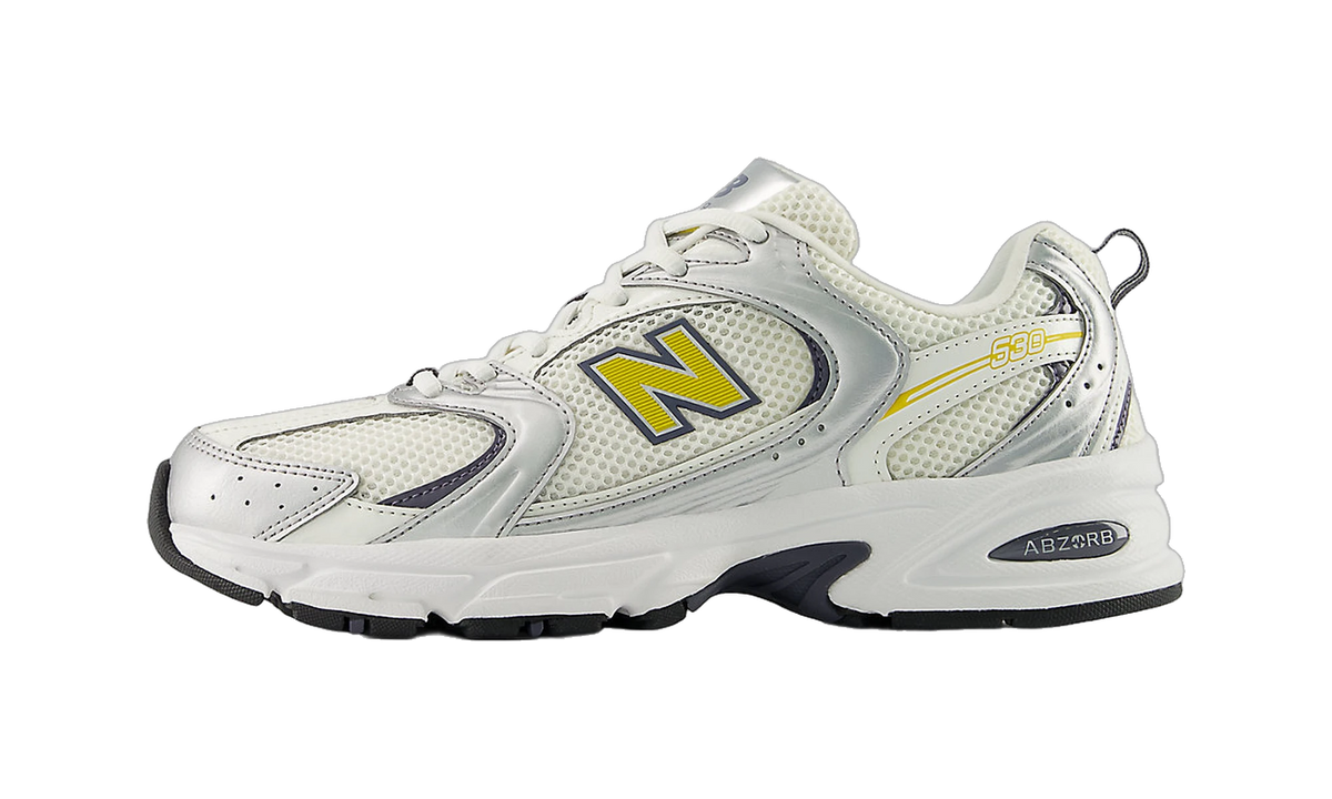 New Balance 530 Silver Yellow Metalic