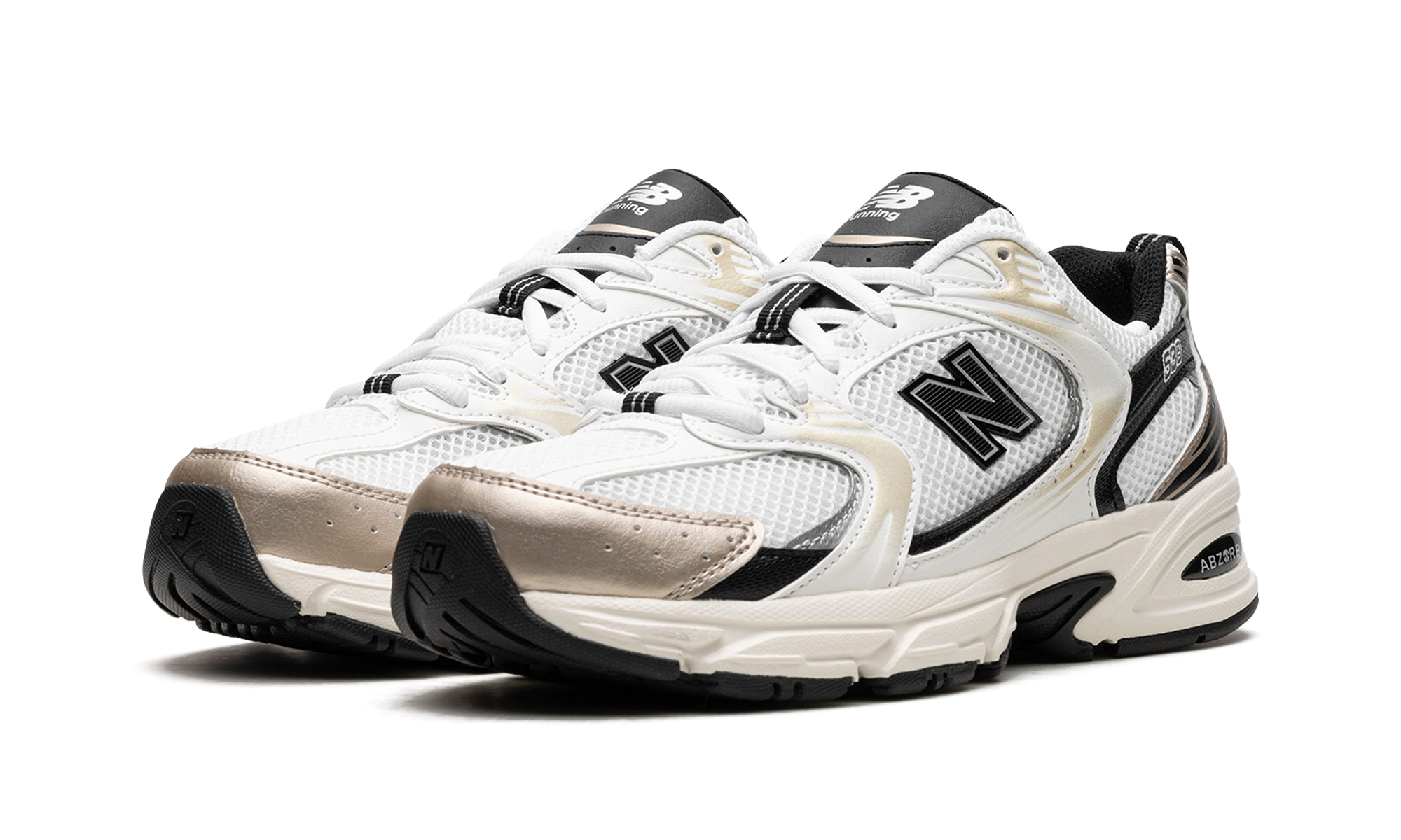 New Balance 530 White Light Gold Metallic