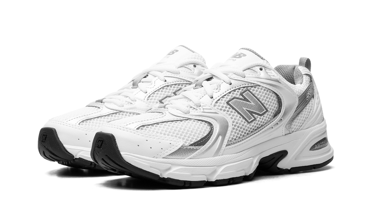 New Balance 530 White Silver Metallic
