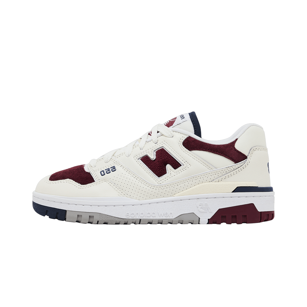 New Balance 550 Maroon Navy, White/Maroon/Navy (BB550VRC)