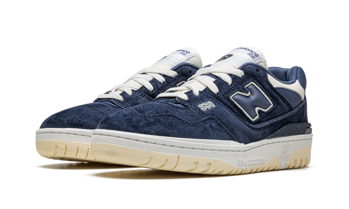 New Balance 550 Natural Indigo Suede