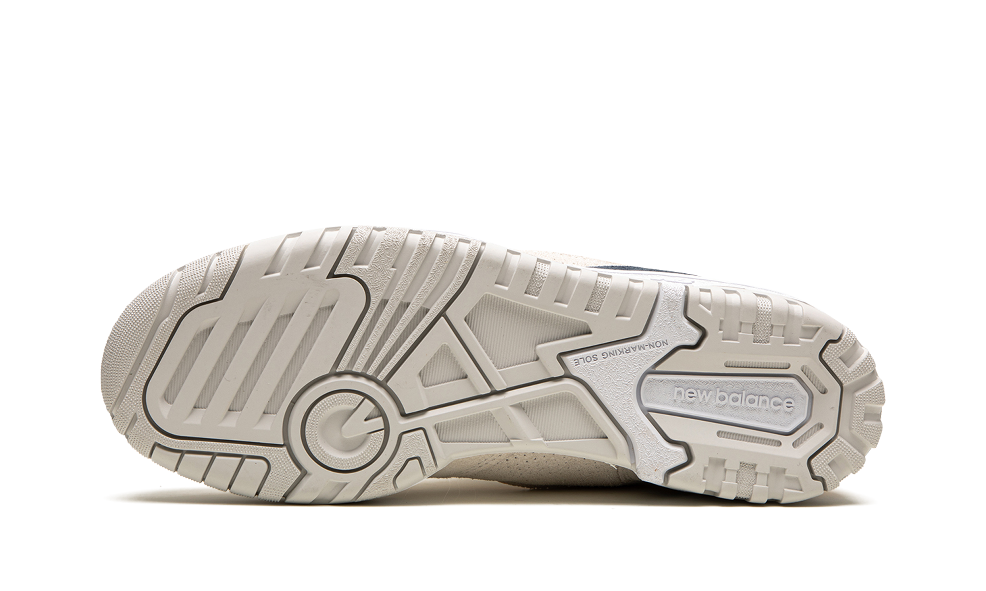 New Balance 550 Sea Salt Navy Raw Sugar