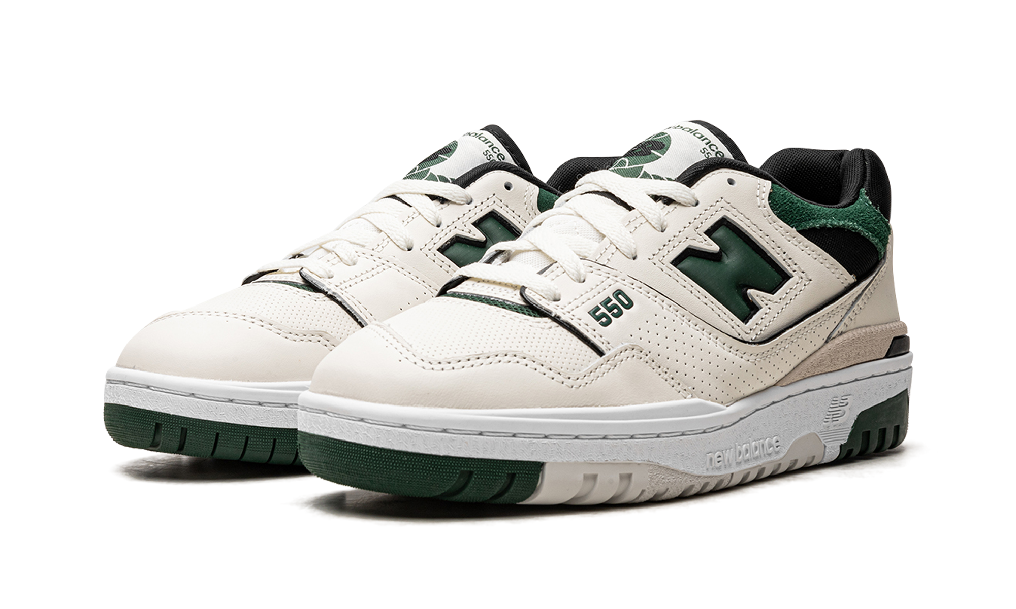 New Balance 550 Sea Salt Pine Green