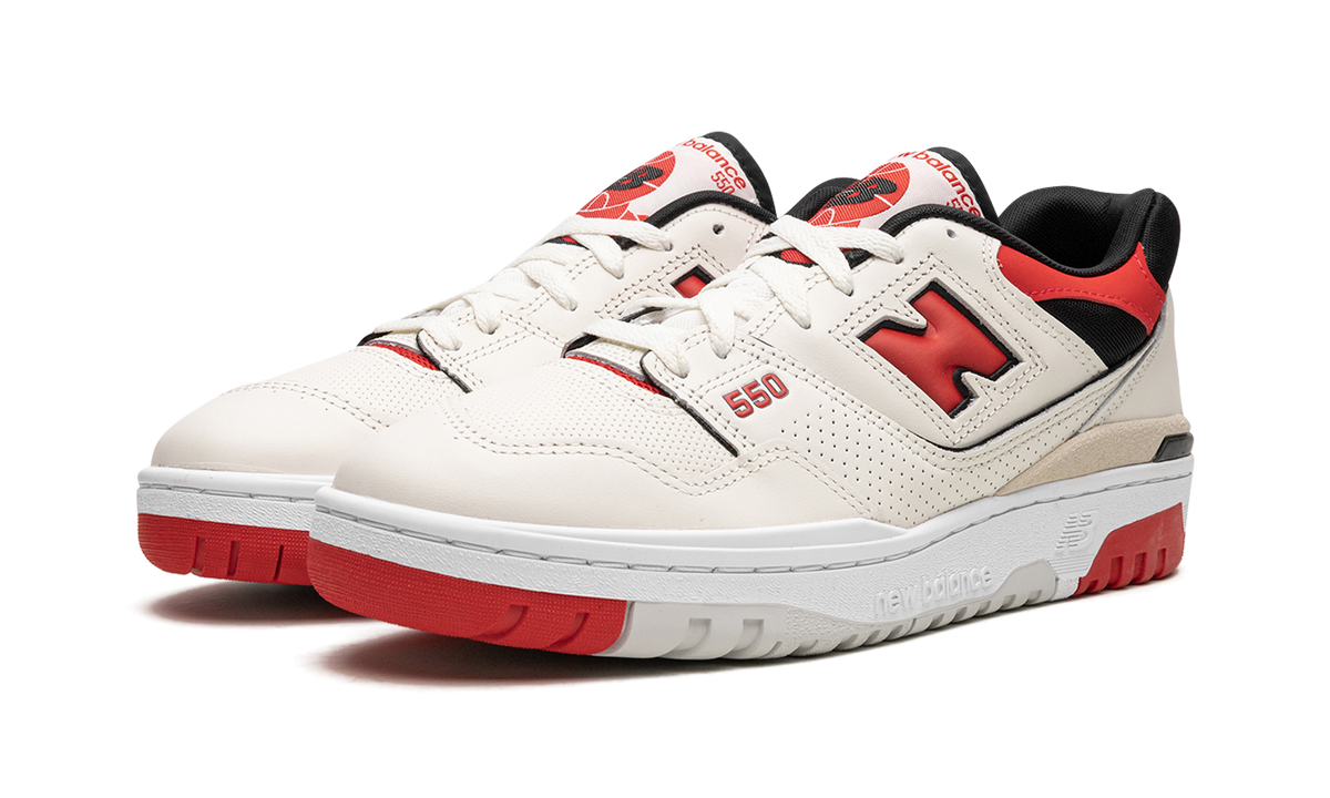 New Balance 550 Sea Salt True Red