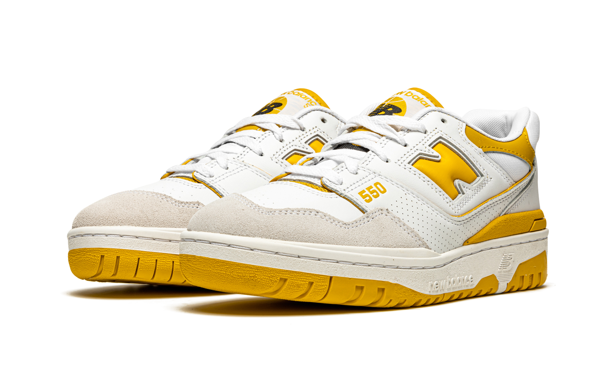 New Balance 550 Sea Salt Varsity Gold