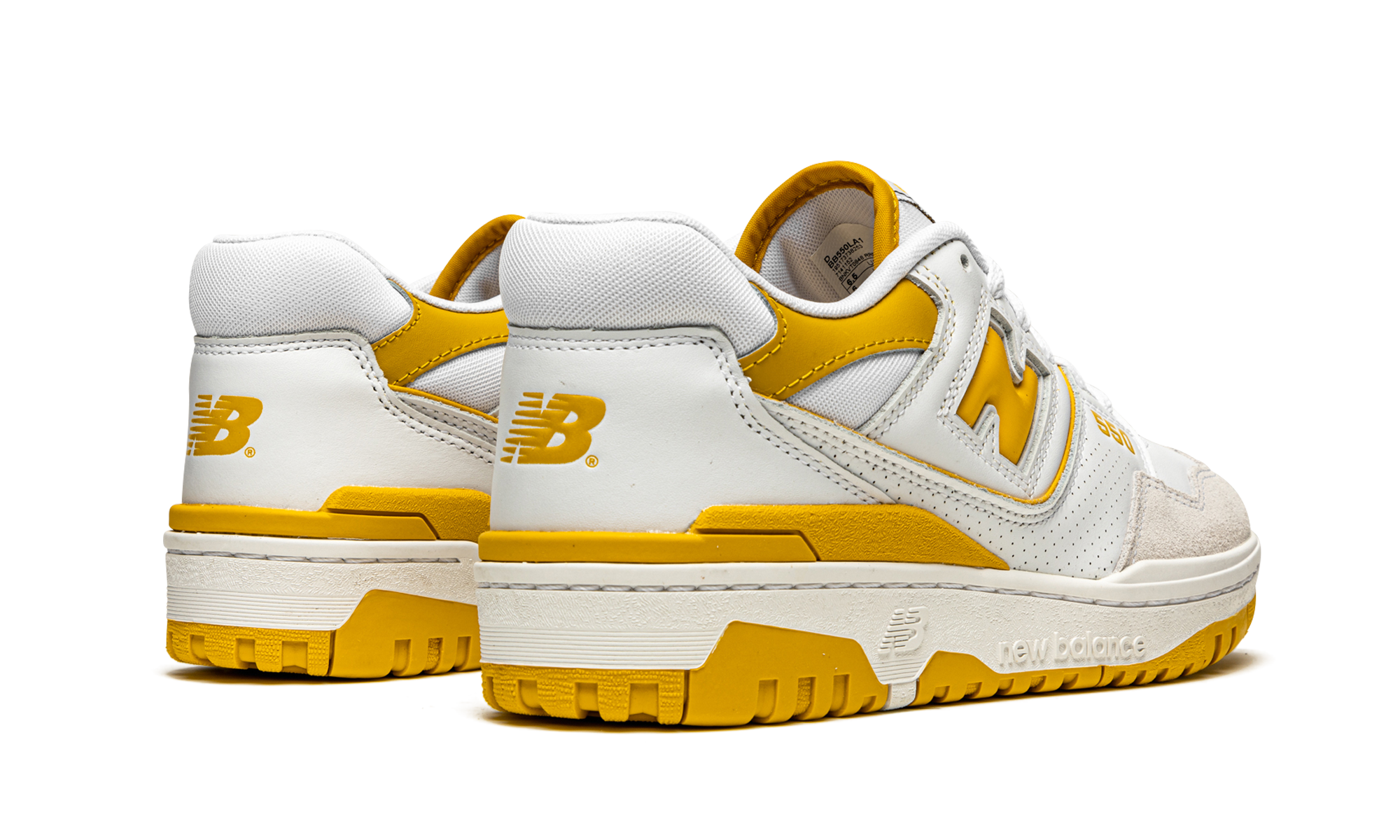 New Balance 550 Sea Salt Varsity Gold