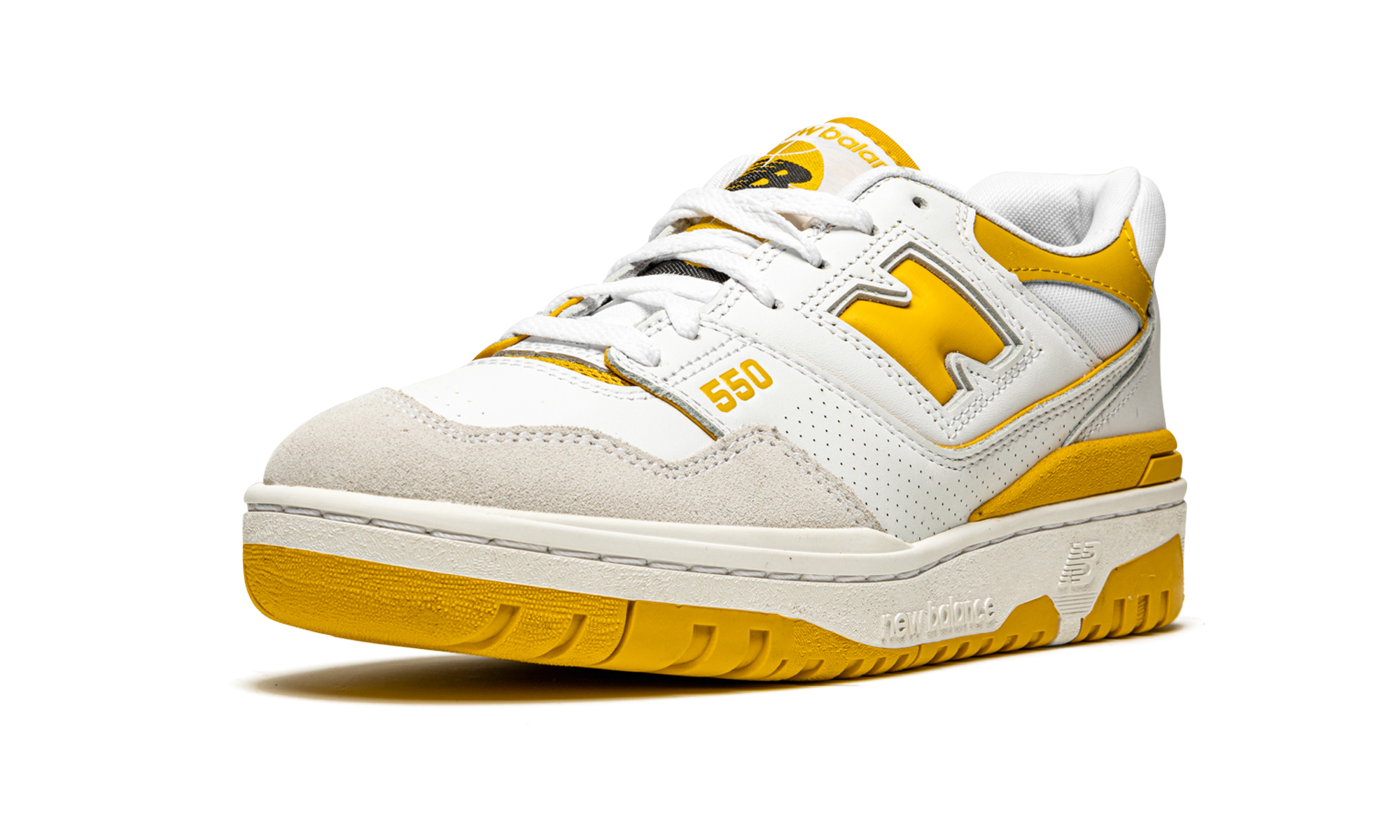 New Balance 550 Sea Salt Varsity Gold