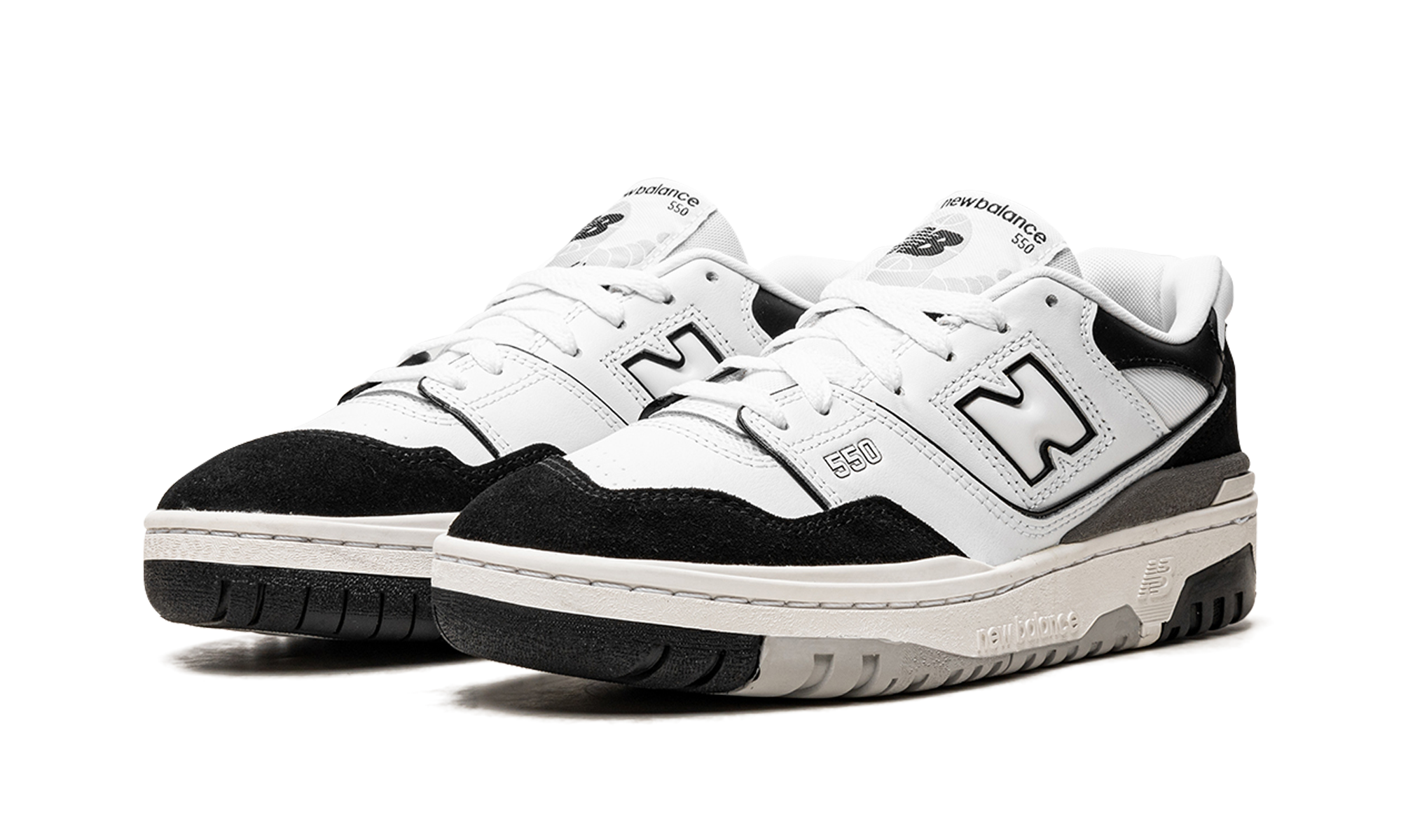 New Balance 550 White Black Rain Cloud