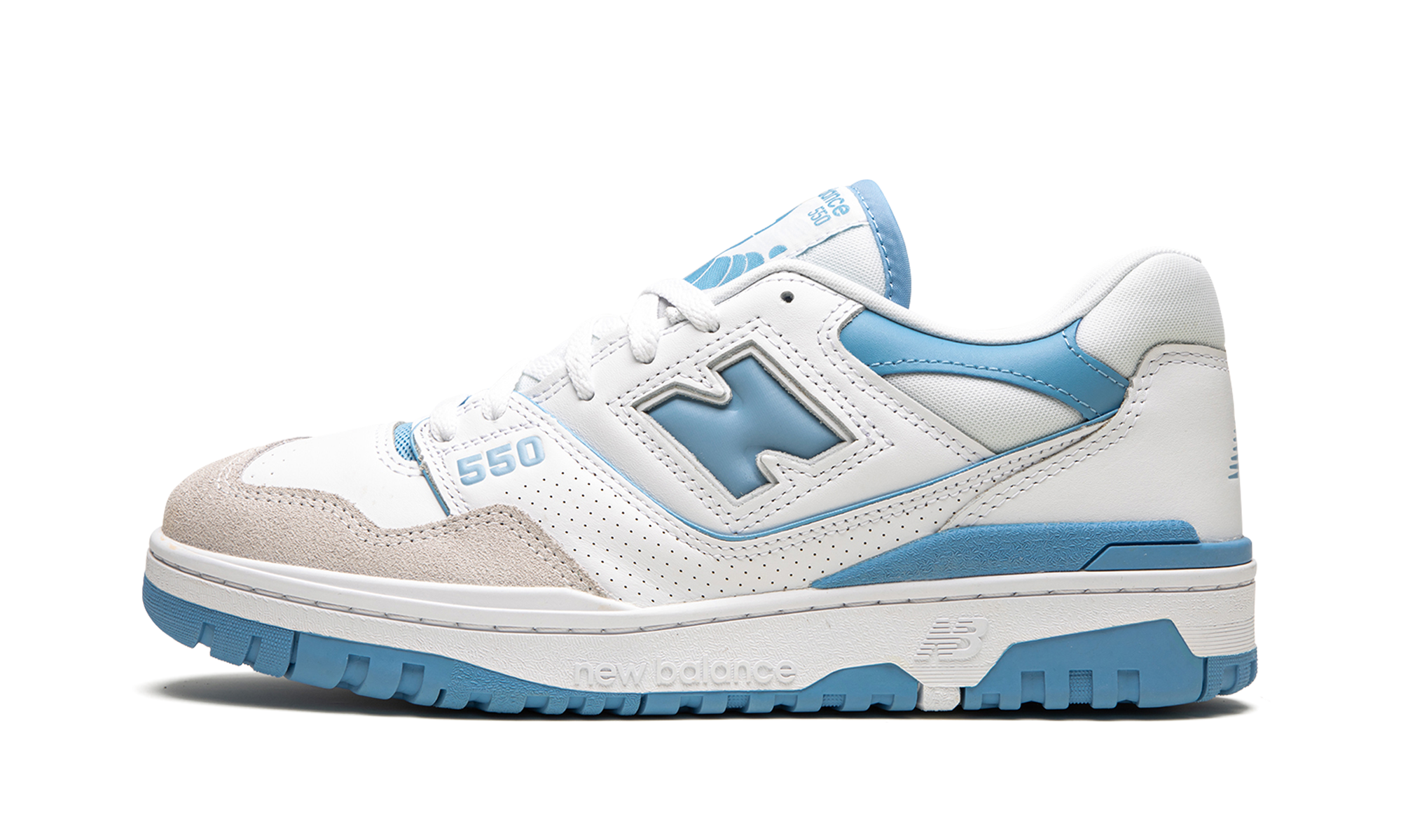 New Balance 550 White Blue Haze Rain Cloud