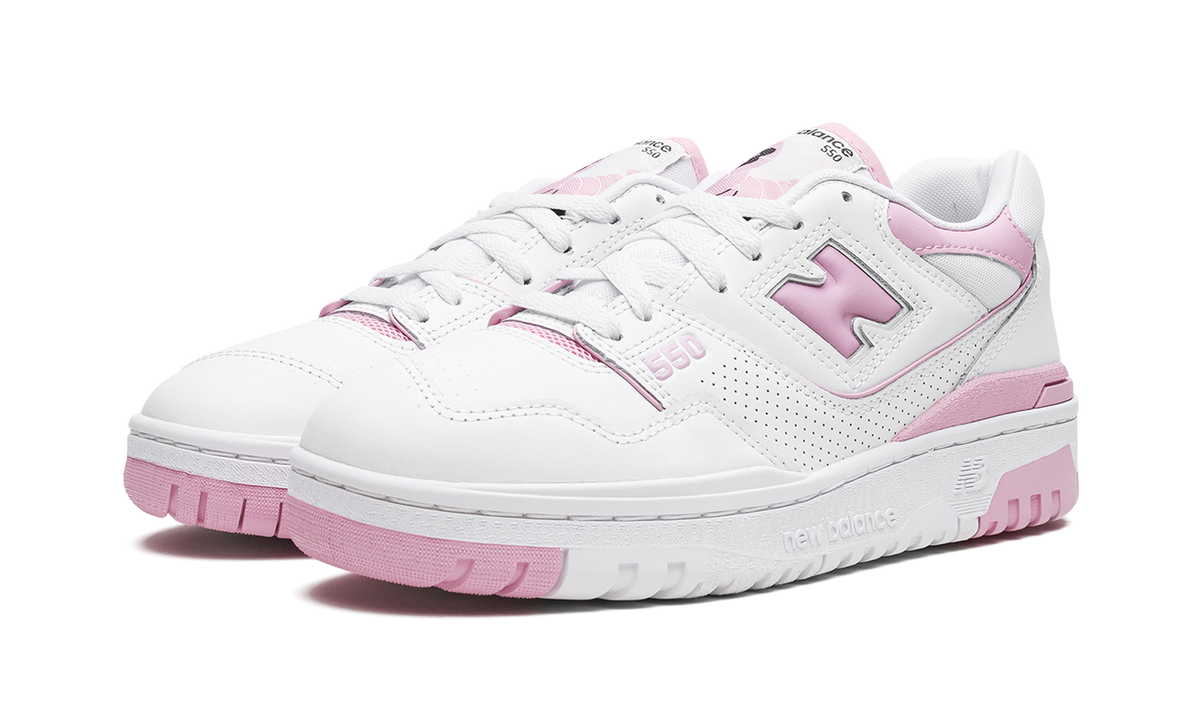 New Balance 550 White Bubblegum Pink