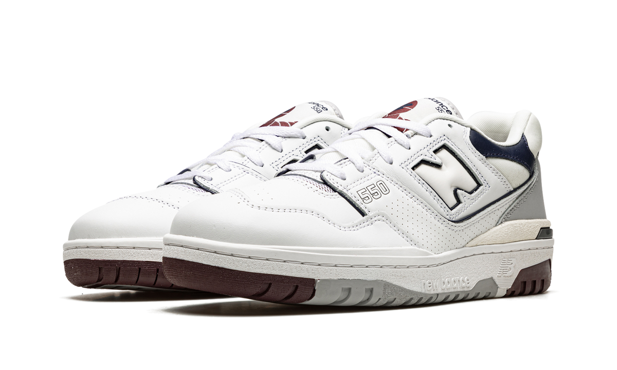 New Balance 550 White Natural Indigo Burgundy