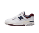 New Balance 550 White Navy NB Burgundy