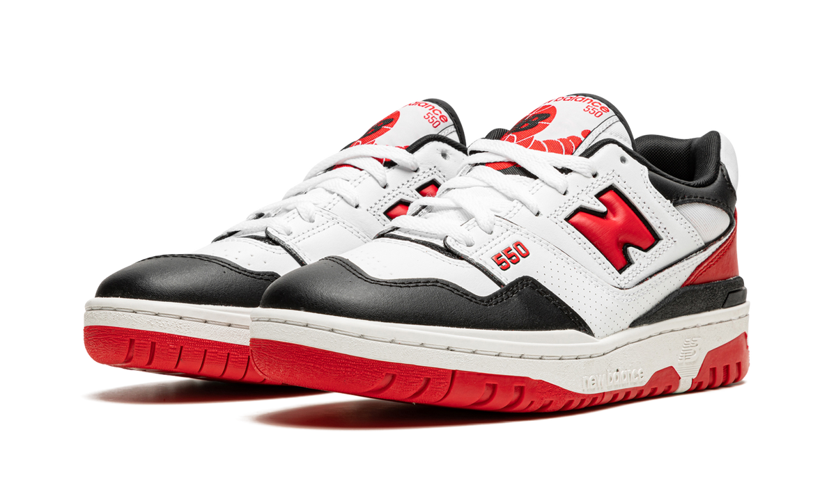 New Balance 550 White Red Black