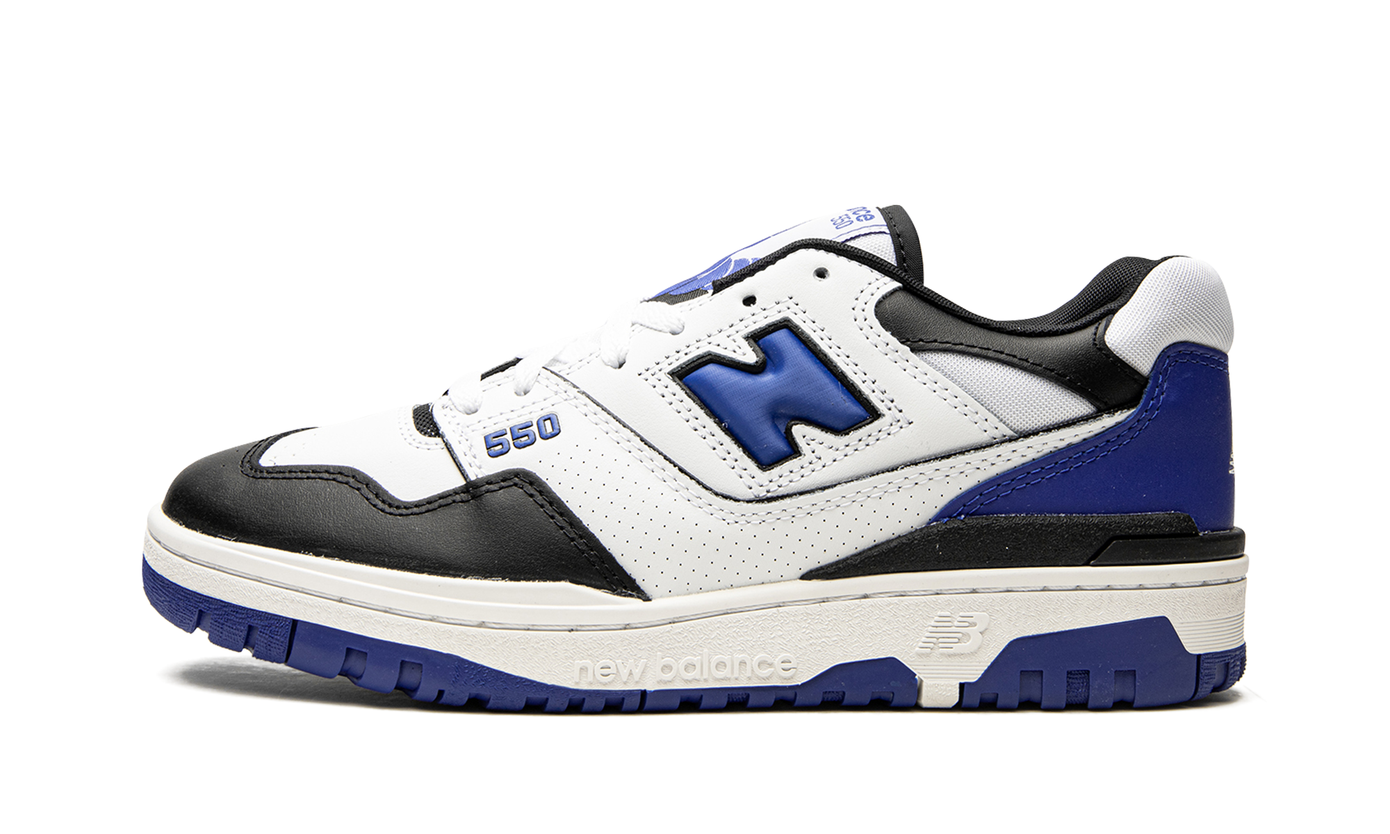 New Balance 550 White Royal Black