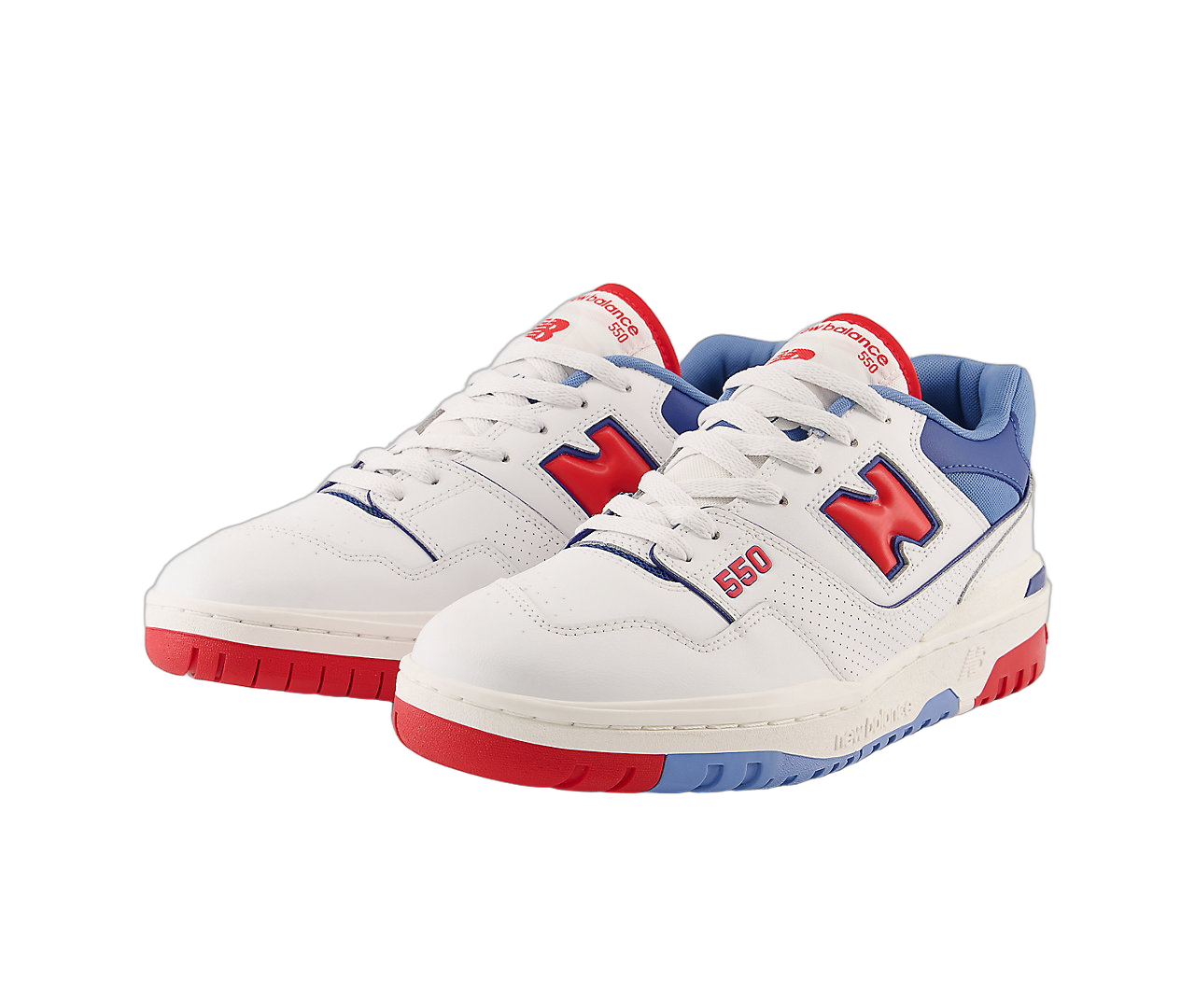 New Balance 550 White True Red Atlantic Blue, White/True Red/Atlantic Blue (BB550NCH)