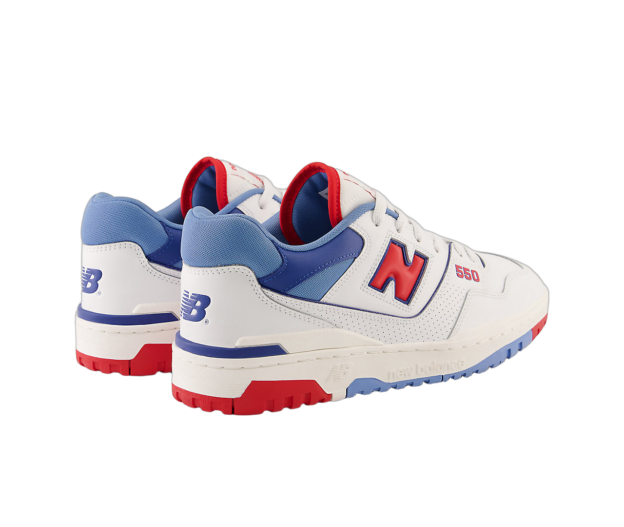 New Balance 550 White True Red Atlantic Blue, White/True Red/Atlantic Blue (BB550NCH)