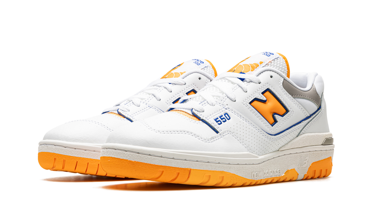 New Balance 550 White Vibrant Orange