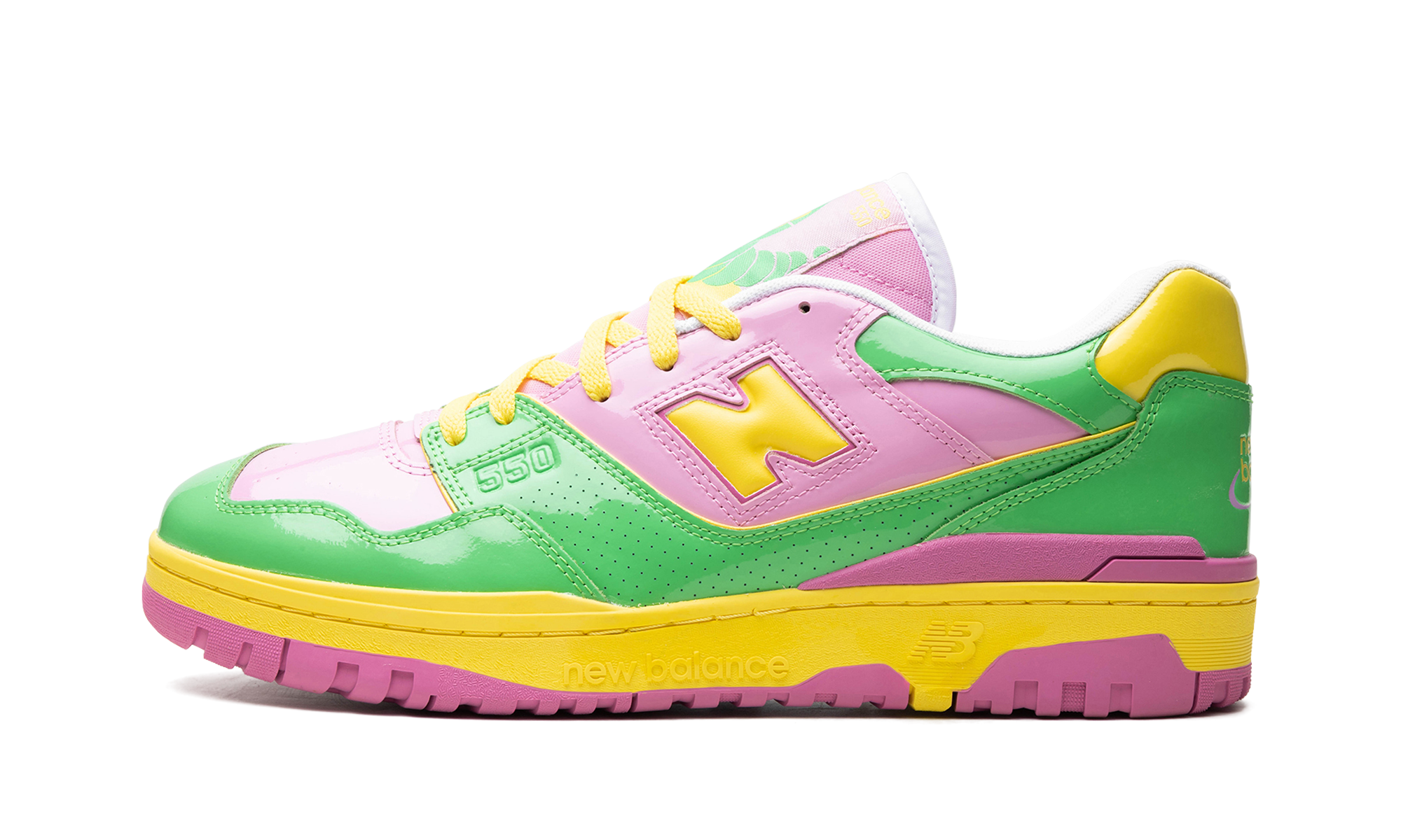 New Balance 550 Y2K Patent Leather Pack Pink Green