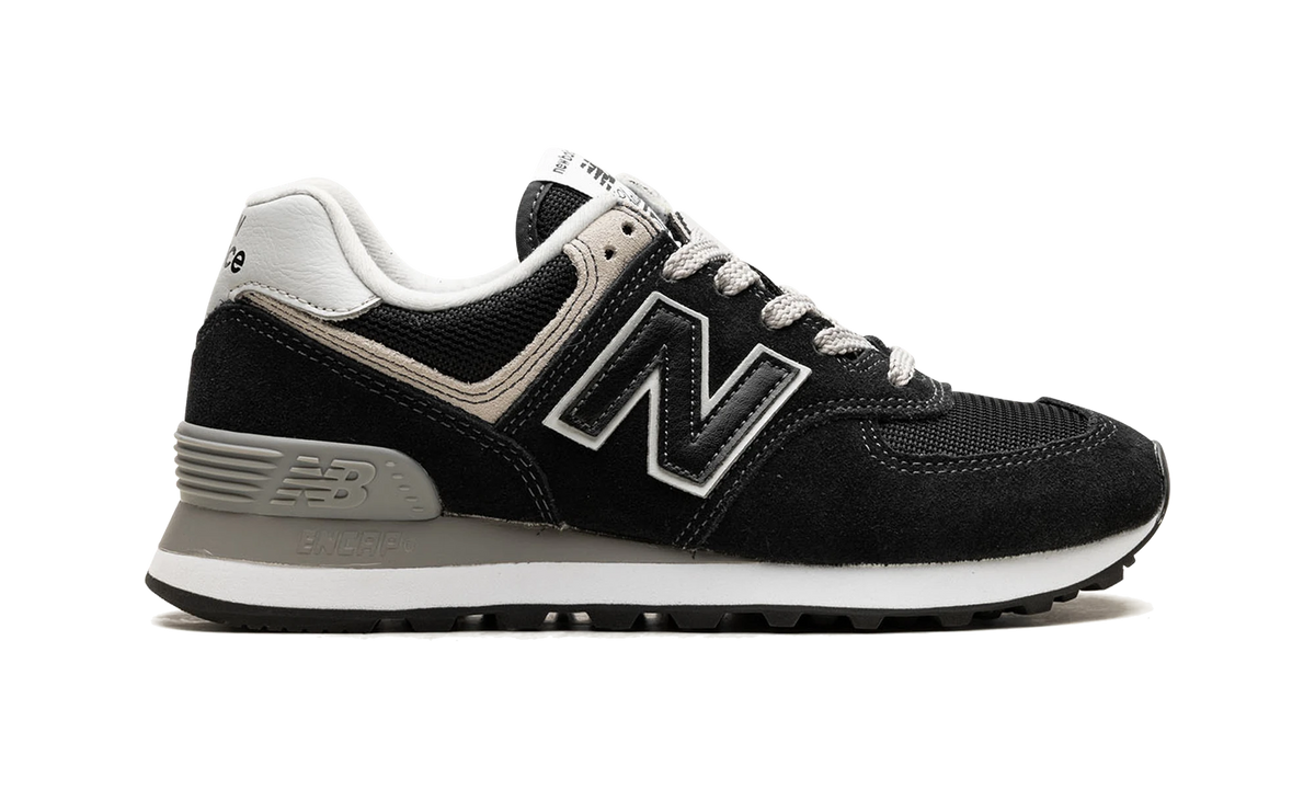 New Balance 574 Core Black White